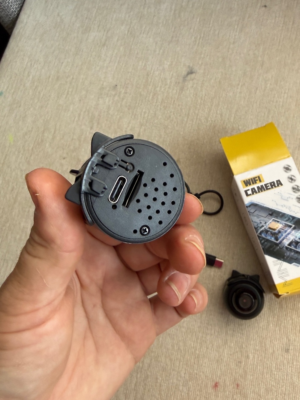 WiFi Mini Camera Lens Module - Black - Picture 6 of 8
